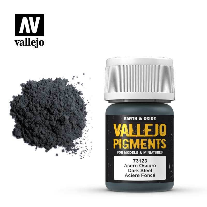 Vallejo Pigments: Dark Steel - 