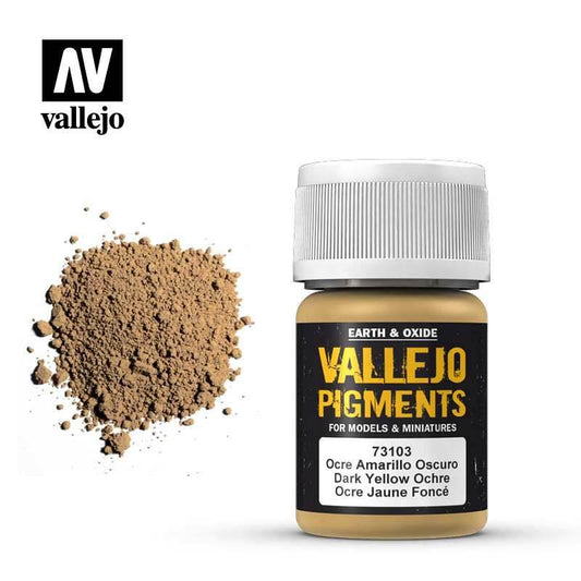 Vallejo Pigments: Dark Yellow Ocre - 