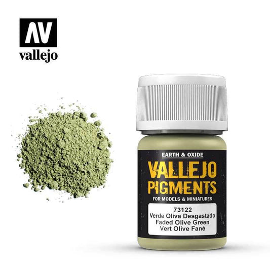 Vallejo Pigments: Faded Olive Green - 