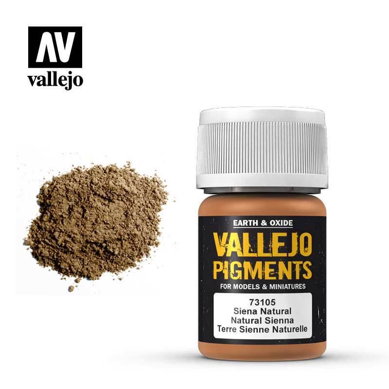 Vallejo Pigments: Natural Sienna - 
