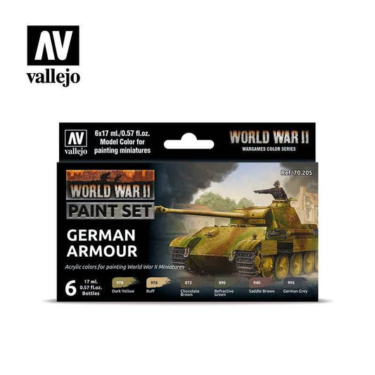 Model Color: WWII Paint Set - German Armour - 