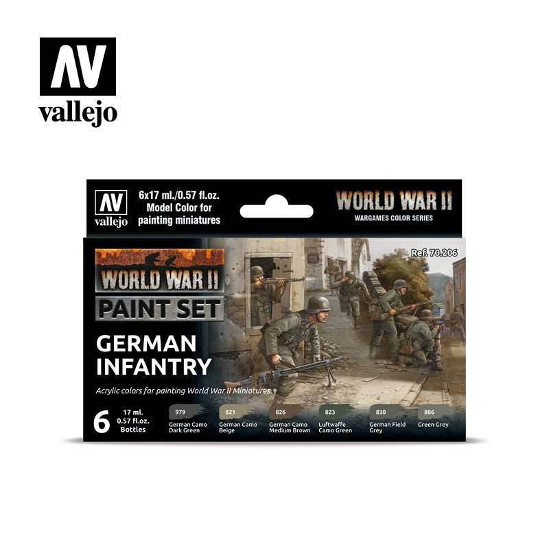 Model Color: WWII Paint Set - German Infantry - 