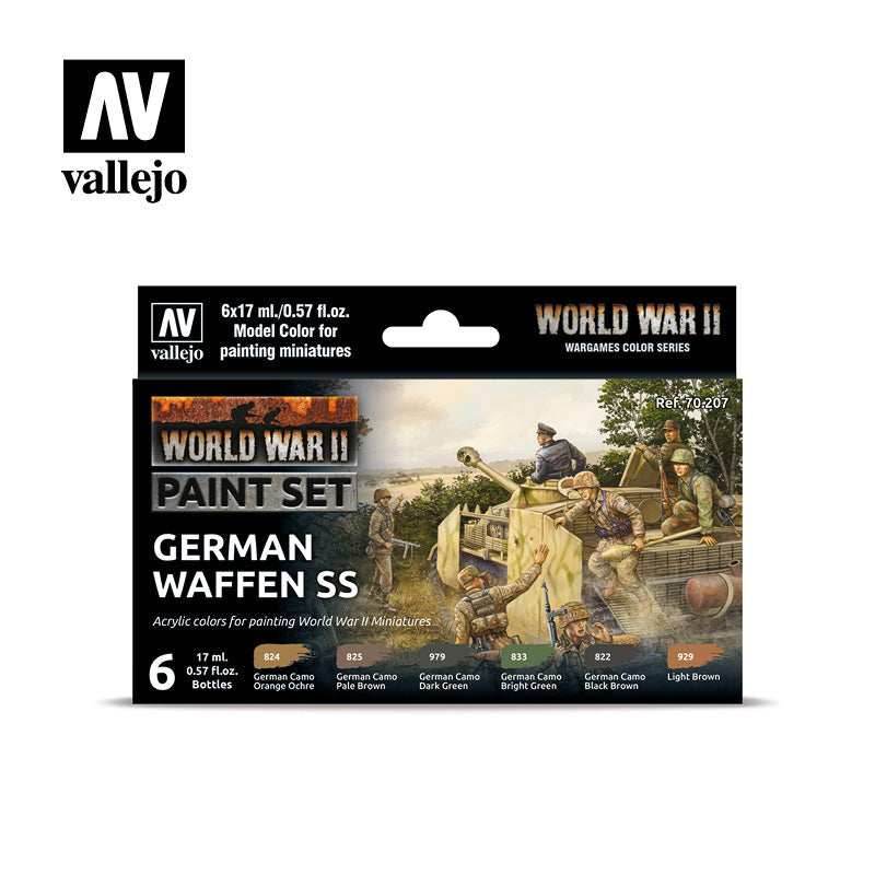 Model Color: WWII Paint Set - German Waffen SS - 