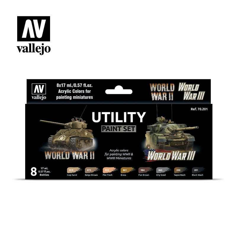 Model Color: Utility Paint Set WWII & WWIII - 