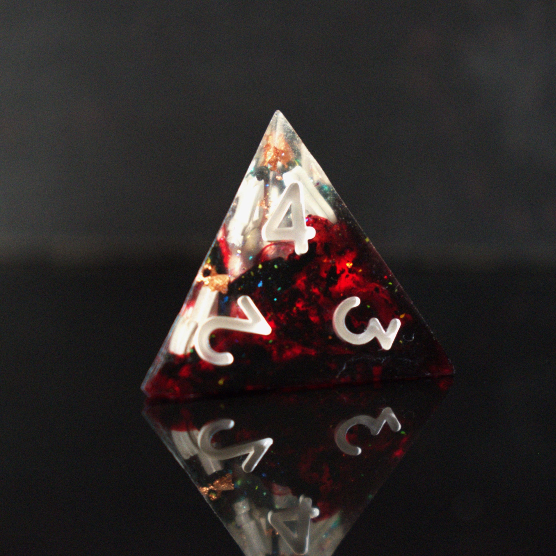 Vampiric Touch Sharp-Edged Resin Dice Set