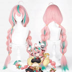 Varesa Genshin Cosplay Costume Set – Kawaii Skirt Wig Tail Outfit - Wig Only / XXL