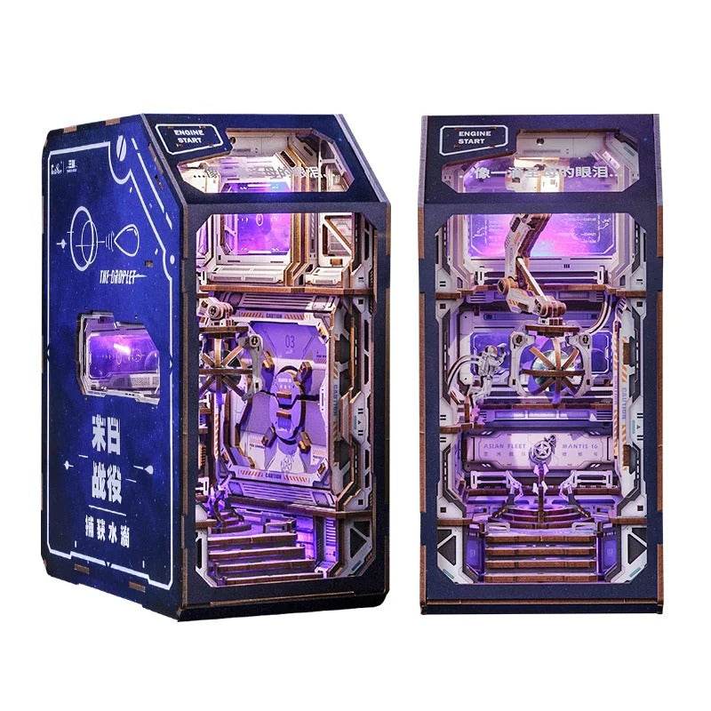 Book Nook Wizardi Miniature - Catching the Droplet Roombox Kit - 