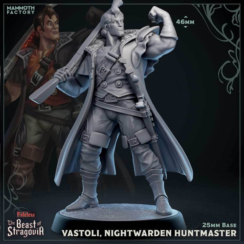 Vastoli, Nightwarden Huntmaster (Male Human Ranger) - 