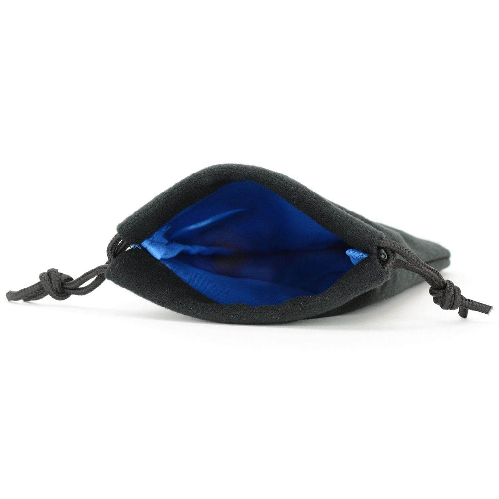 Velvet Black Dice Bag With Satin Interior 5x8 In - Multiple Colors Available - Role-Players