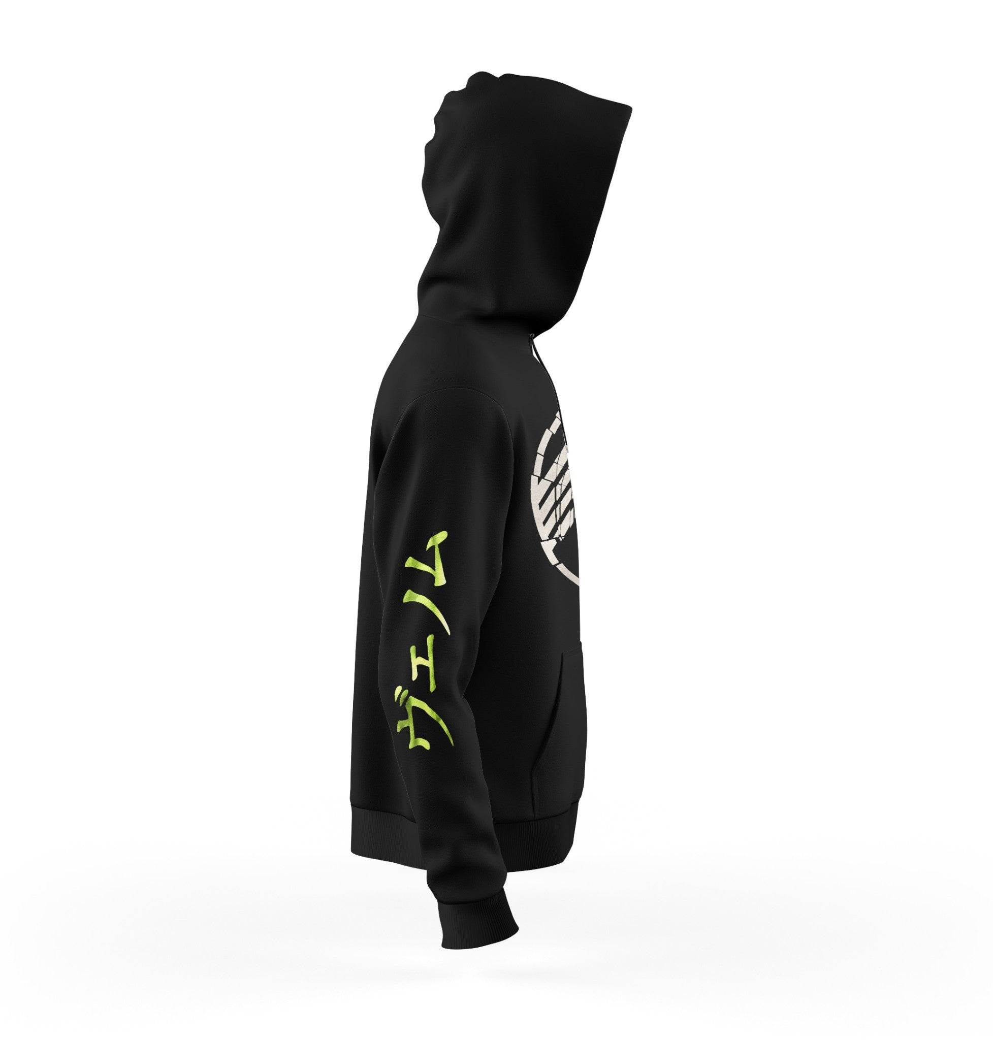 Venom Shatter Symbol With Kanji Marvel Pullover Hoodie - S