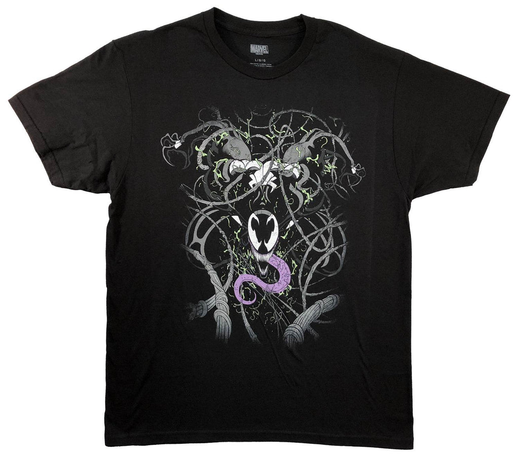 Venom Webs Spider-Man Marvel Comics Adult T-Shirt - S