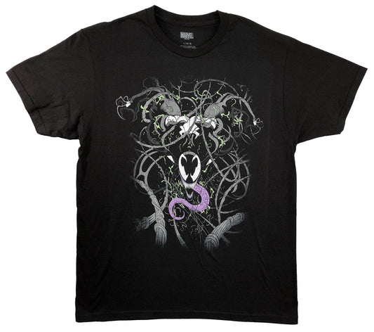 Venom Webs Spider-Man Marvel Comics Adult T-Shirt - S