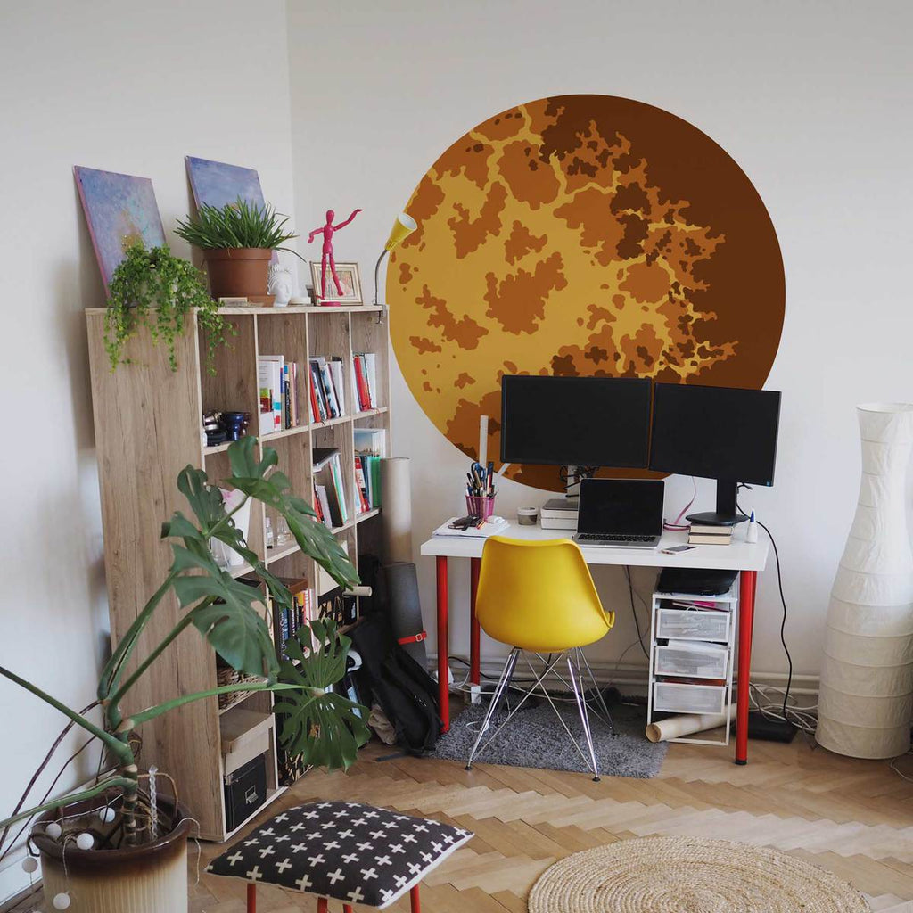 Venus Planet Wall Mural Stencil Set