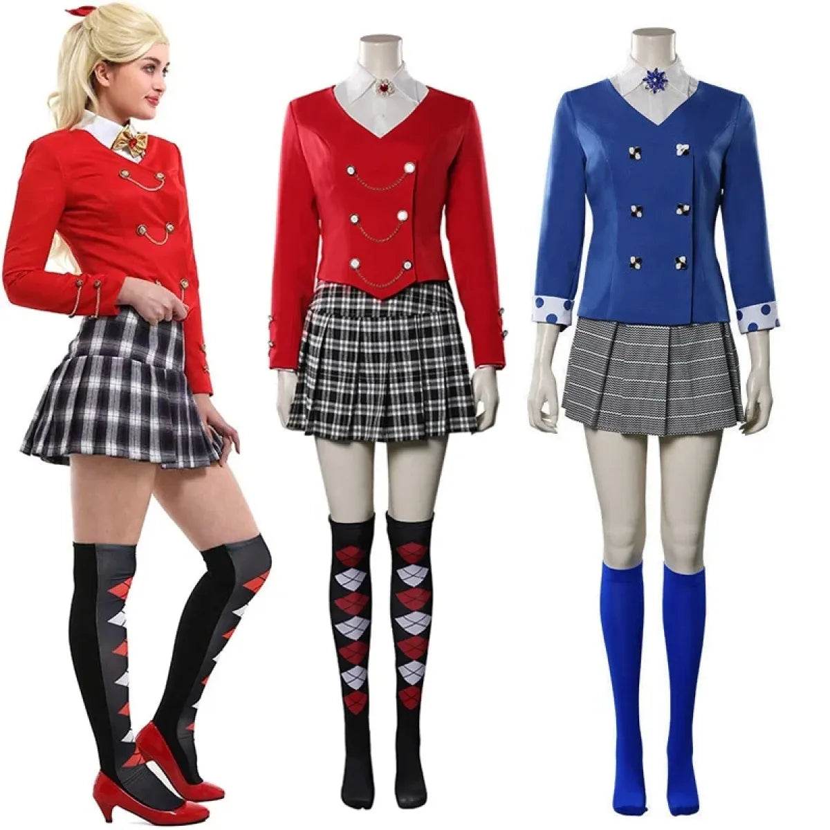 Veronica Sawyer Cosplay Costume – Heathers the Musical Skirt Suit - Blue / S