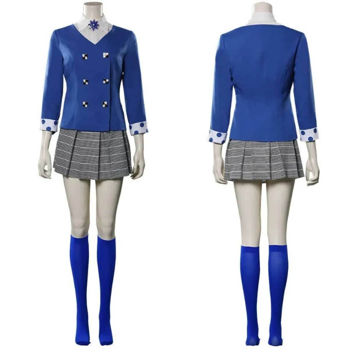 Veronica Sawyer Cosplay Costume – Heathers the Musical Skirt Suit - Blue / S