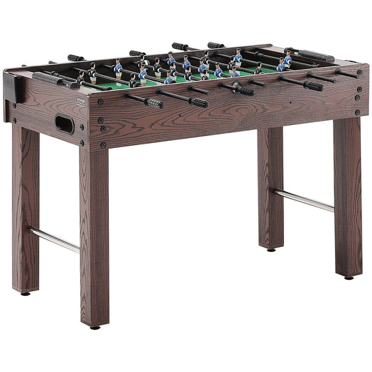 VEVOR Foosball Table, 48 inch Standard Size Foosball Table, Indoor Full Size Foosball Table for Home, Family, and Game Room, Soccer with Foosball Table Set, Includes 2 Balls and 2 Cup Holders