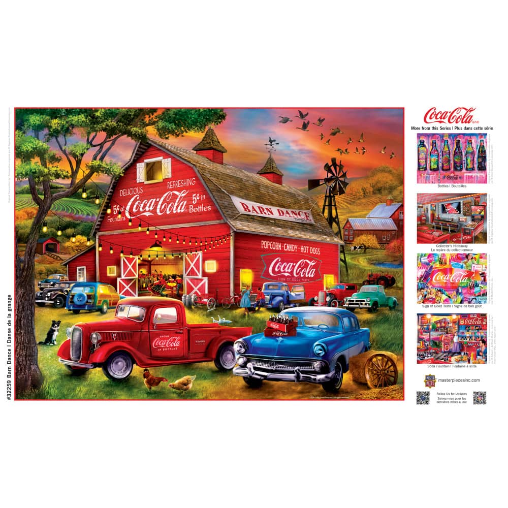 Coca-Cola - Barn Dance 300 Piece EZ Grip Jigsaw Puzzle