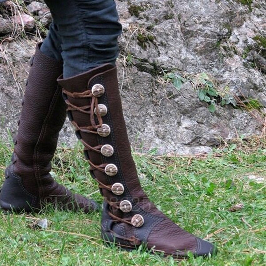 Viking Boots - Forest Style