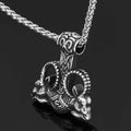 Vikings Thor's Rams Stainless Steel Pendant Necklace - 