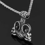 Vikings Thor's Rams Stainless Steel Pendant Necklace - 
