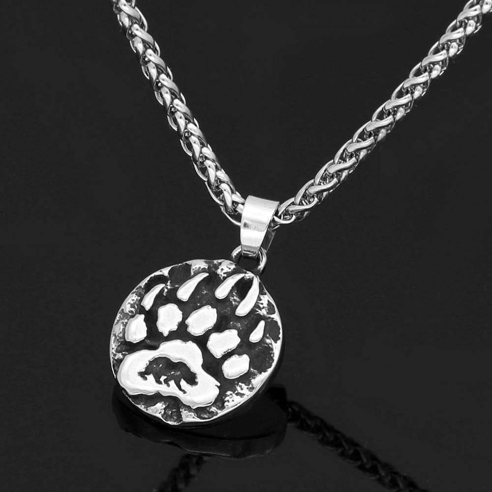 Vikings Bear Claw Stainless Steel Necklace - 