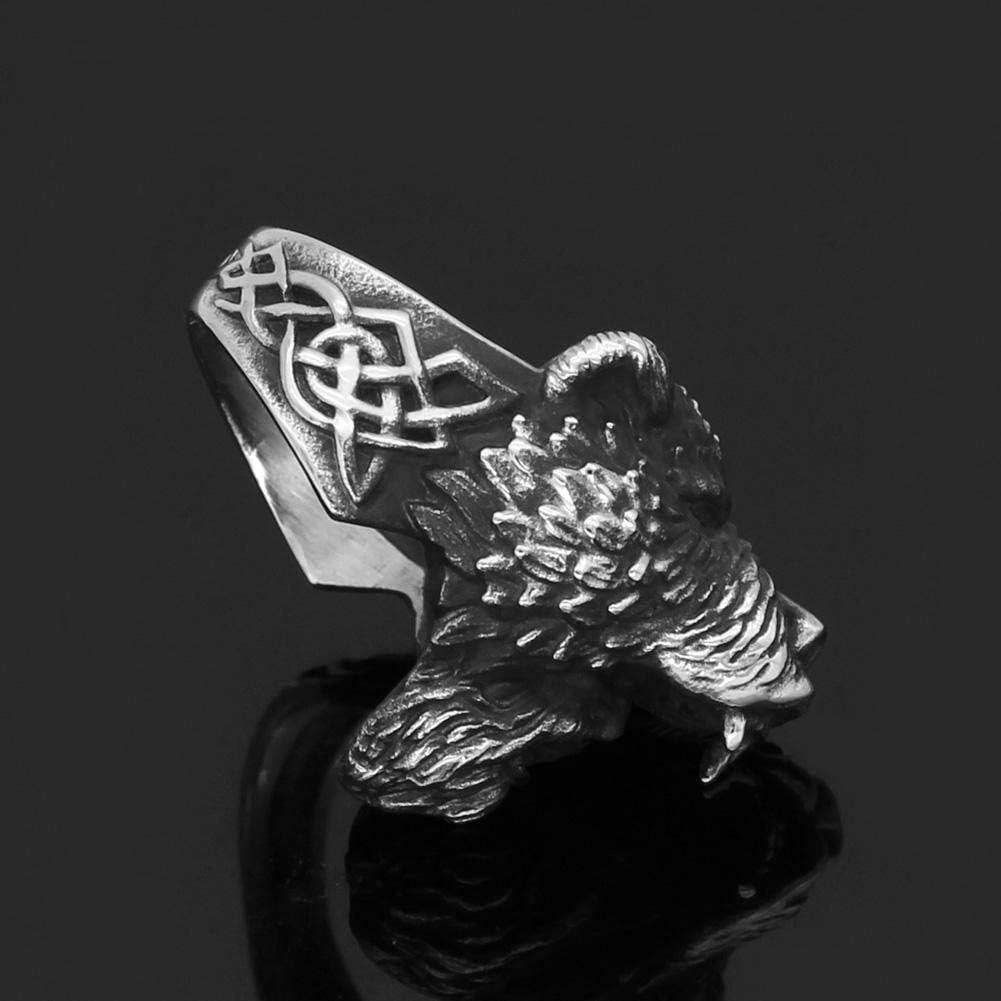 Vikings Berserker Stainless Steel Ring - 9