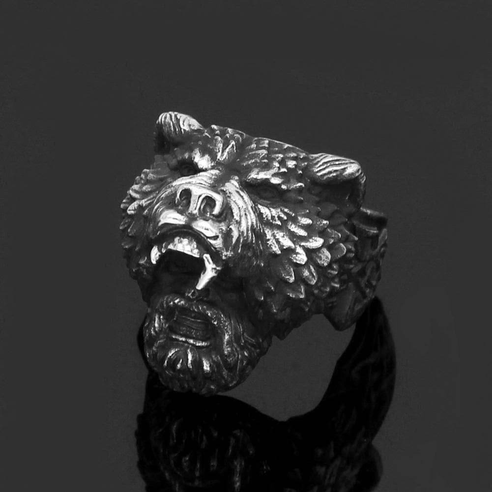 Vikings Berserker Stainless Steel Ring - 9