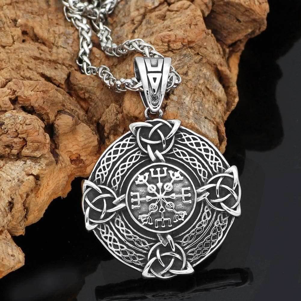 Vikings Vegvisir Stainless Steel Necklace - 