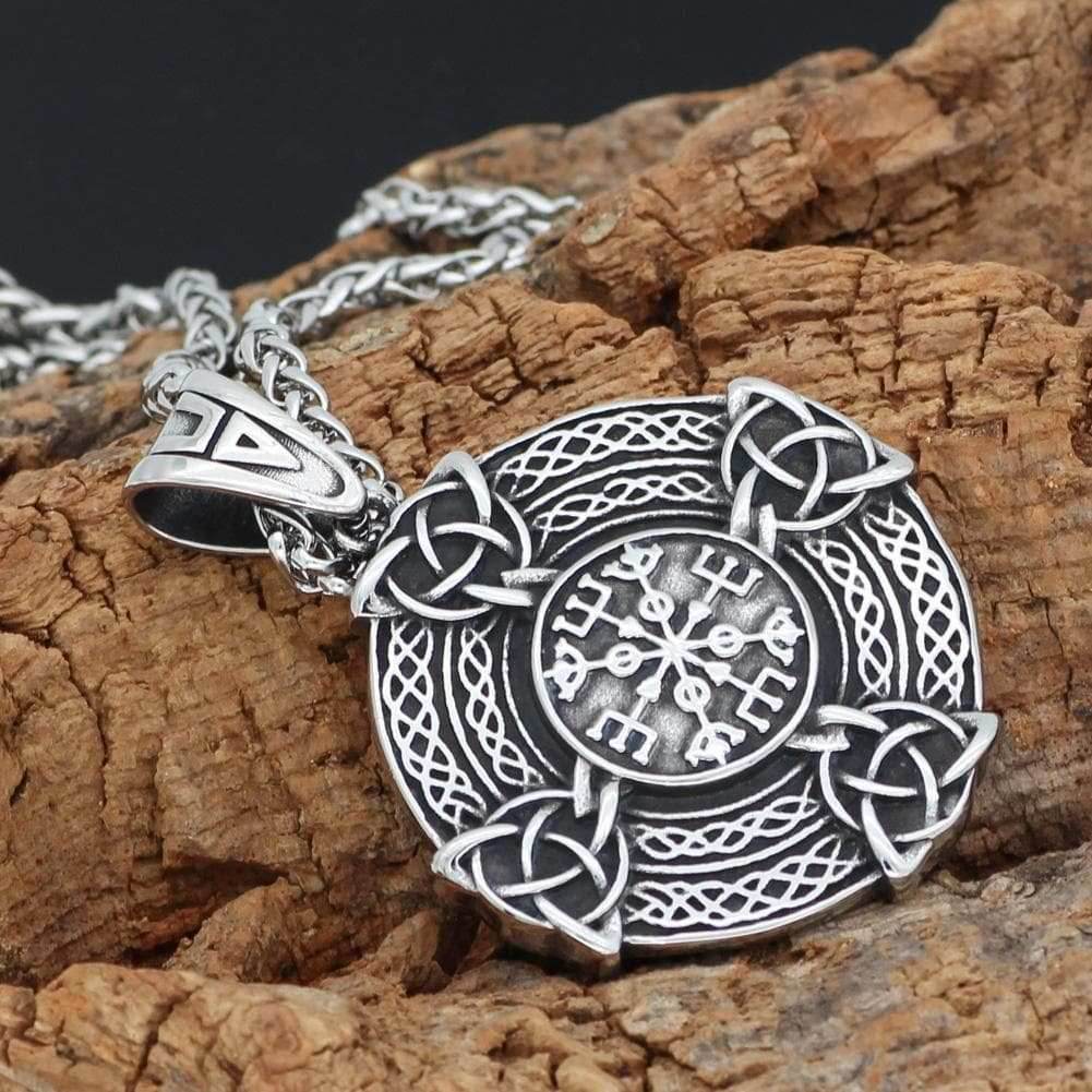 Vikings Vegvisir Stainless Steel Necklace - 