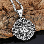 Vikings Vegvisir Stainless Steel Necklace - 