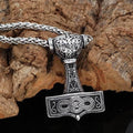 Vikings Thor Mjolnir Stainless Steel Necklace - 