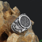 Vikings Vegvisir Stainless Steel Ring - 9