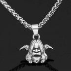 Vikings Odin and his Ravens Stainless Steel Necklace - 