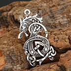 Vikings Fenrir The Monster Wolf Stainless Steel Necklace - 20 Inches / 50 CM