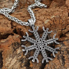 Vikings Helm of Awe Stainless Steel Necklace - 