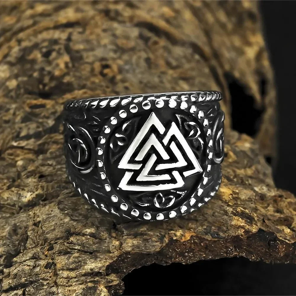 Viking Men Rings Stainless Steel