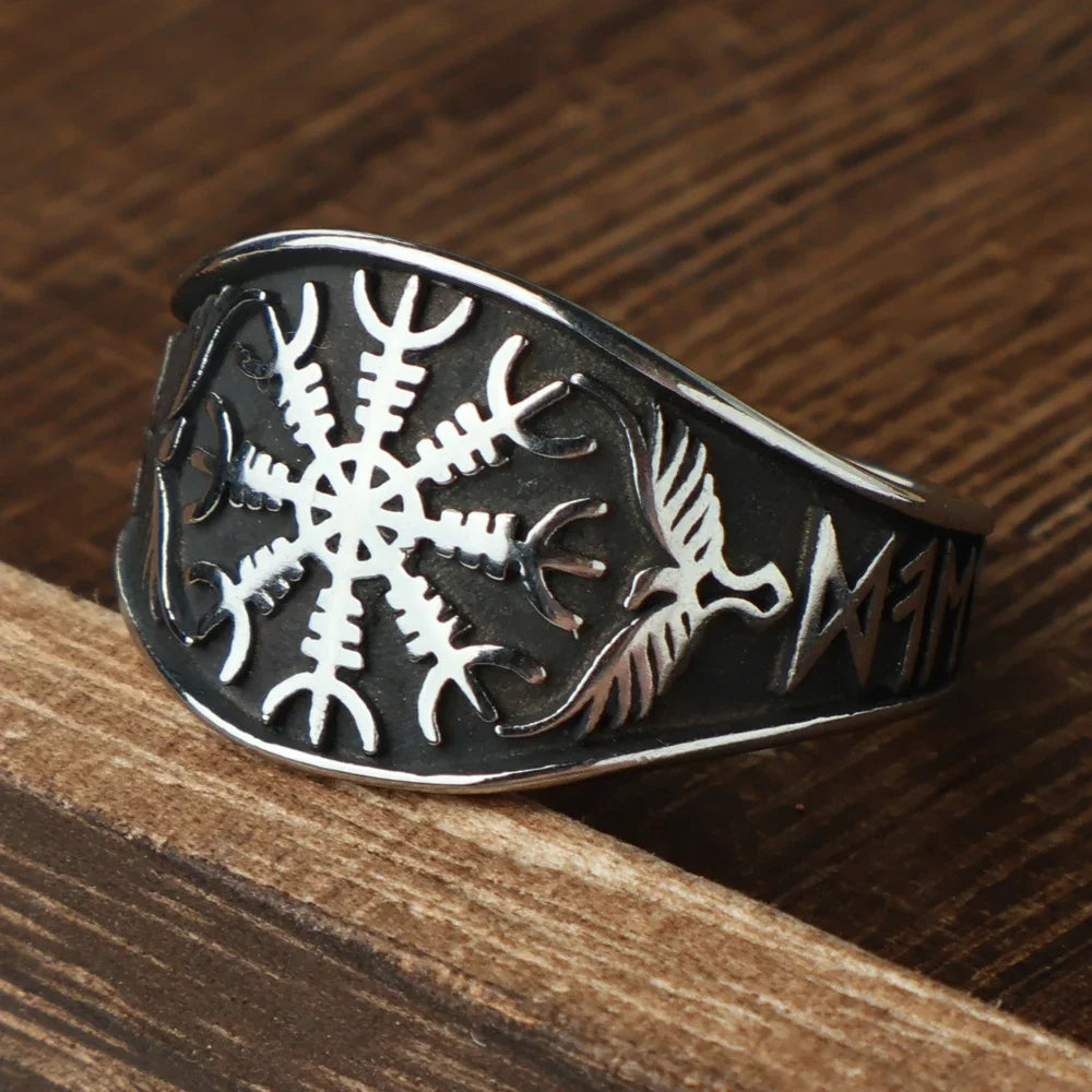 Viking Men Rings Stainless Steel