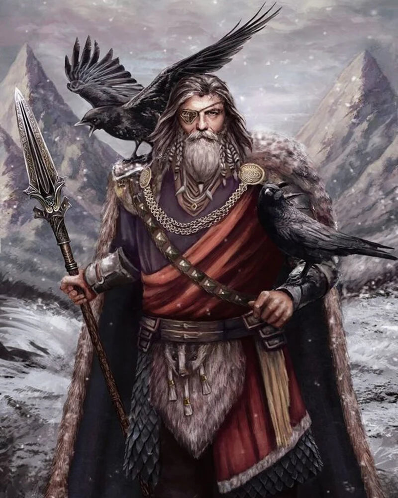 Viking Odin diy diamond painting