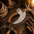 Viking Pizza Cutter Axe – Hand Forged Carbon Steel Pizza Slicer
