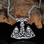 Vikings North Wind Wolf Stainless Steel Pendant Necklace - 