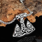 Vikings North Wind Wolf Stainless Steel Pendant Necklace - 