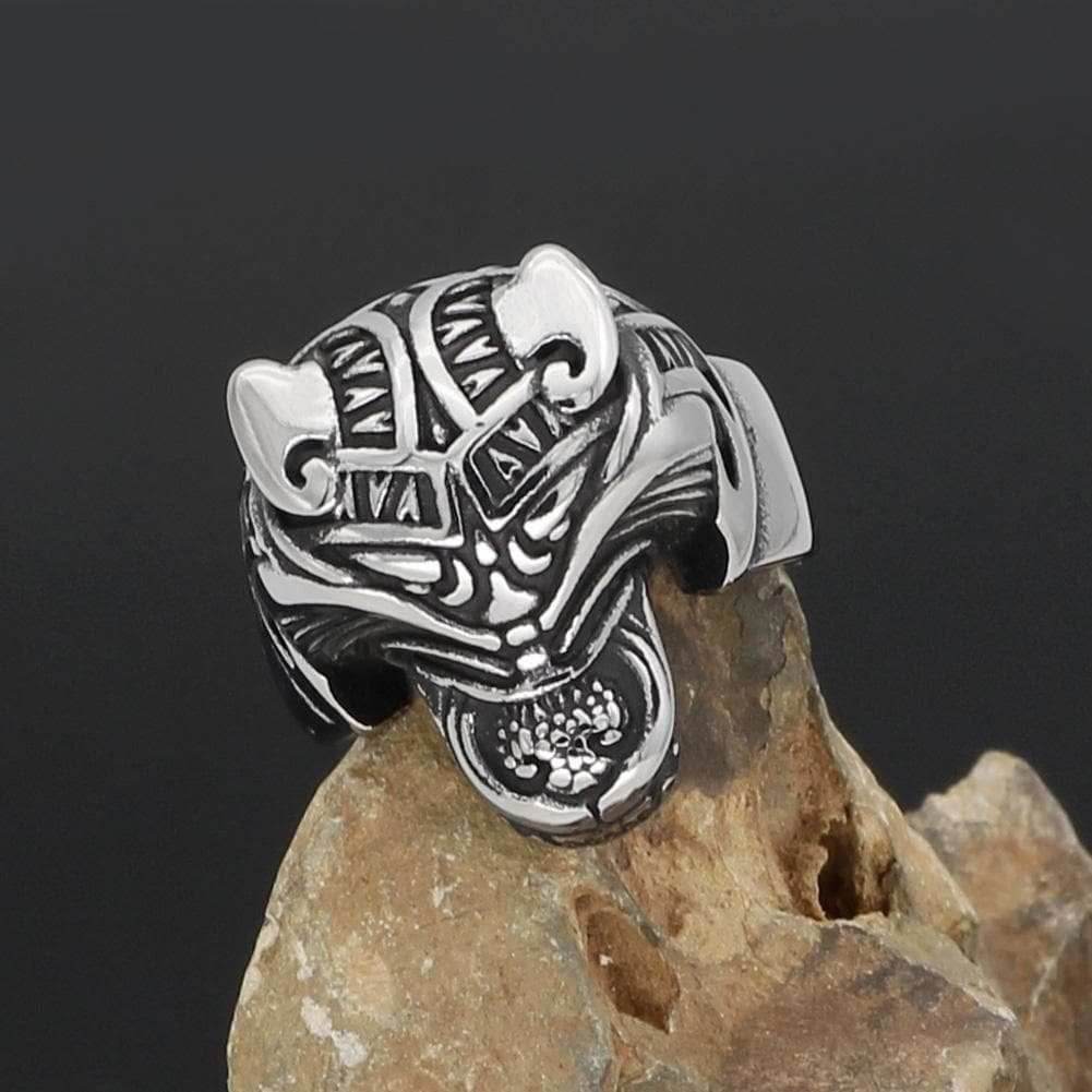 Vikings Berserker Stainless Steel Ring - 9