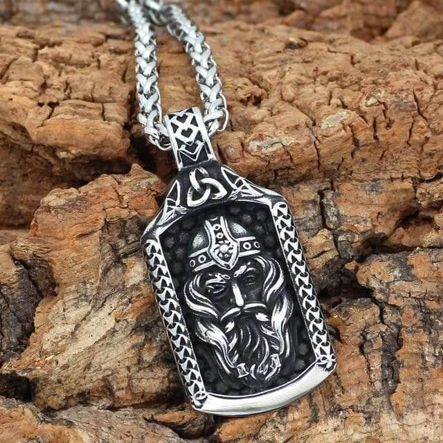 Viking Odin Amulet Talisman Necklace - 