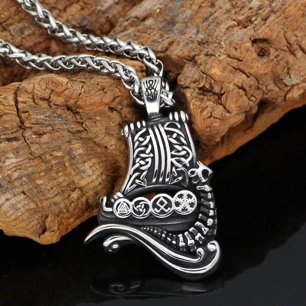 Viking Ship Necklace - 