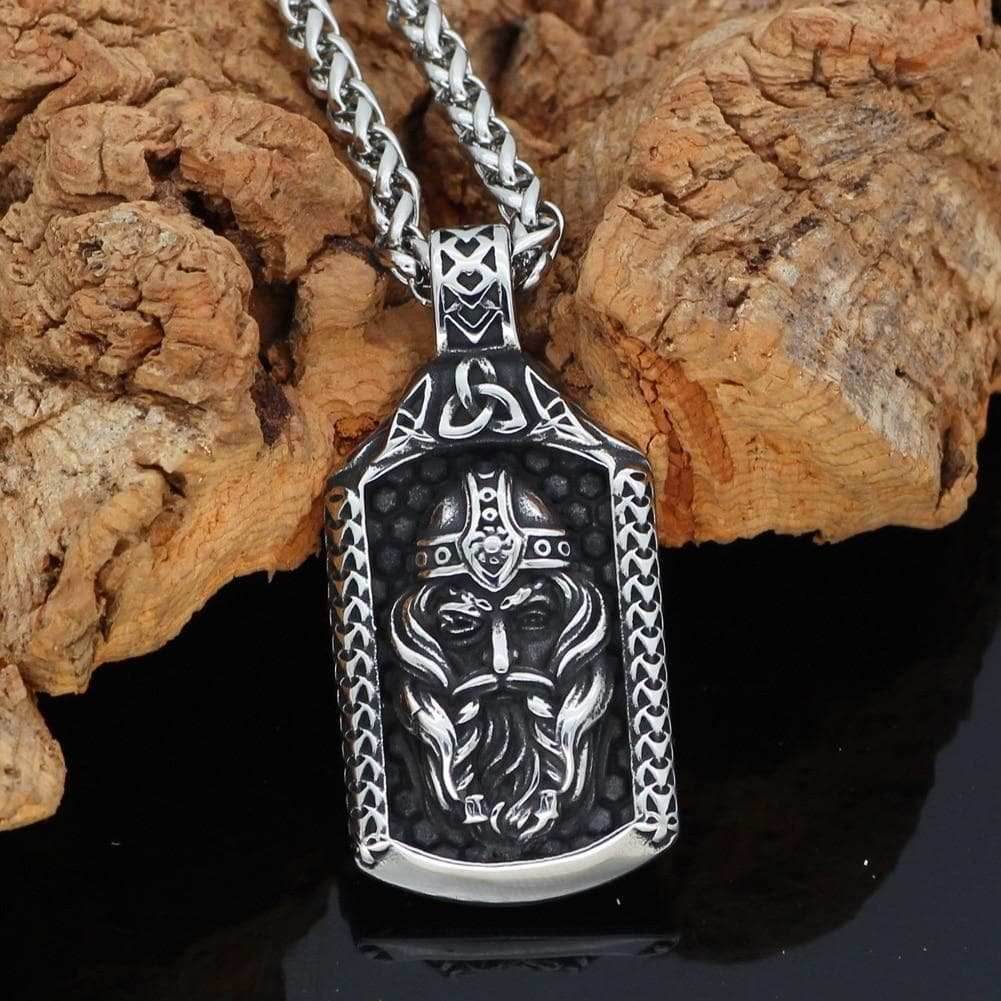 Viking Odin Amulet Talisman Necklace - 