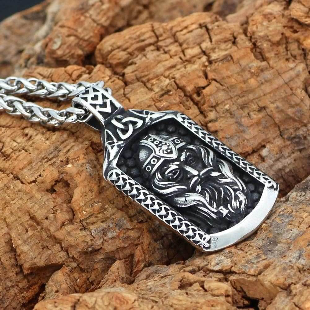 Viking Odin Amulet Talisman Necklace - 