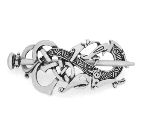 Vikings Dragon Warship Woman Hair Clip - 