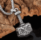 Vikings Hammer of Thor Pendant Necklace - 