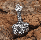 Vikings Hammer of Thor Pendant Necklace - 
