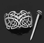 Vikings Triquetra Knot Woman Hair Clip - 